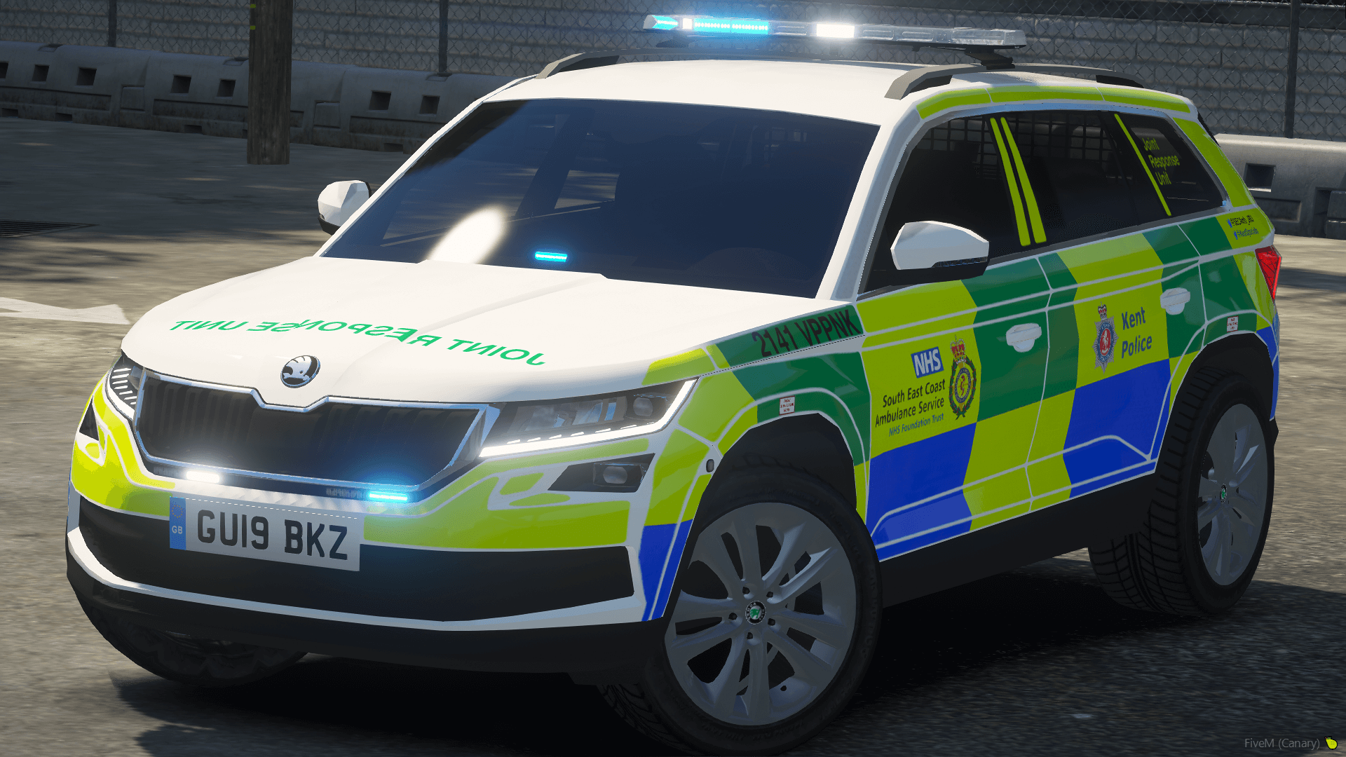 Kent Police / SECAmb JRU Skoda Kodiaq