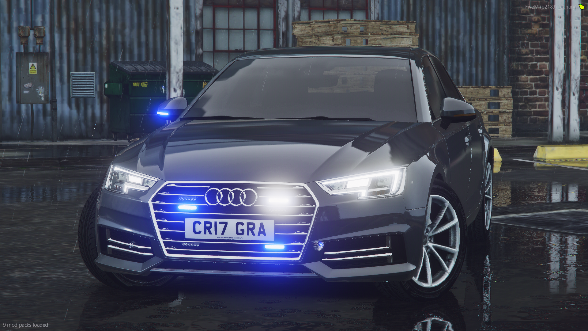 Unmarked Audi A4 Saloon