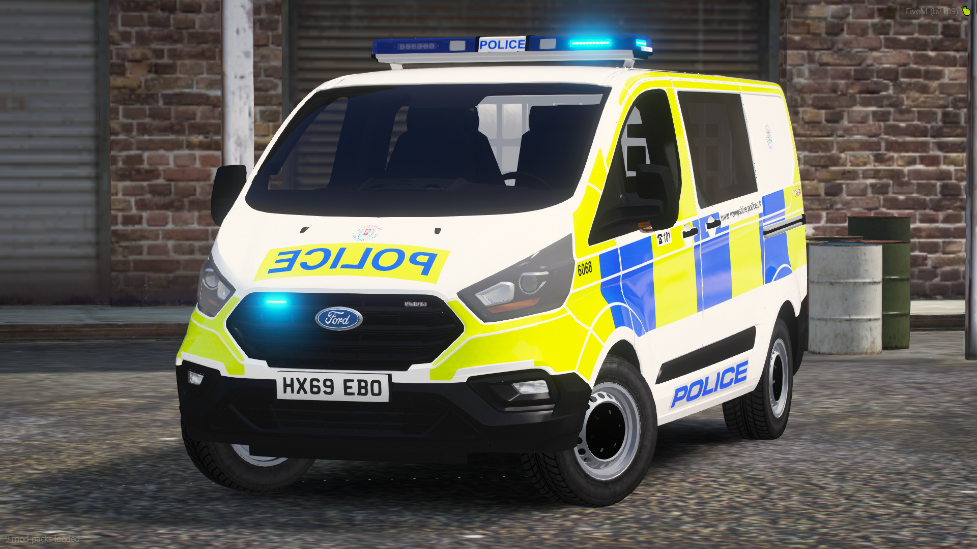 2019 Hampshire Police Ford Transit Cell Van