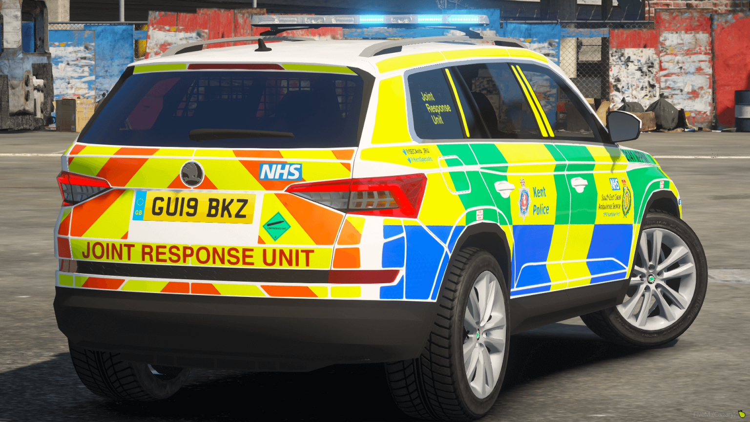 Kent Police Secamb Jru Skoda Kodiaq Rellent