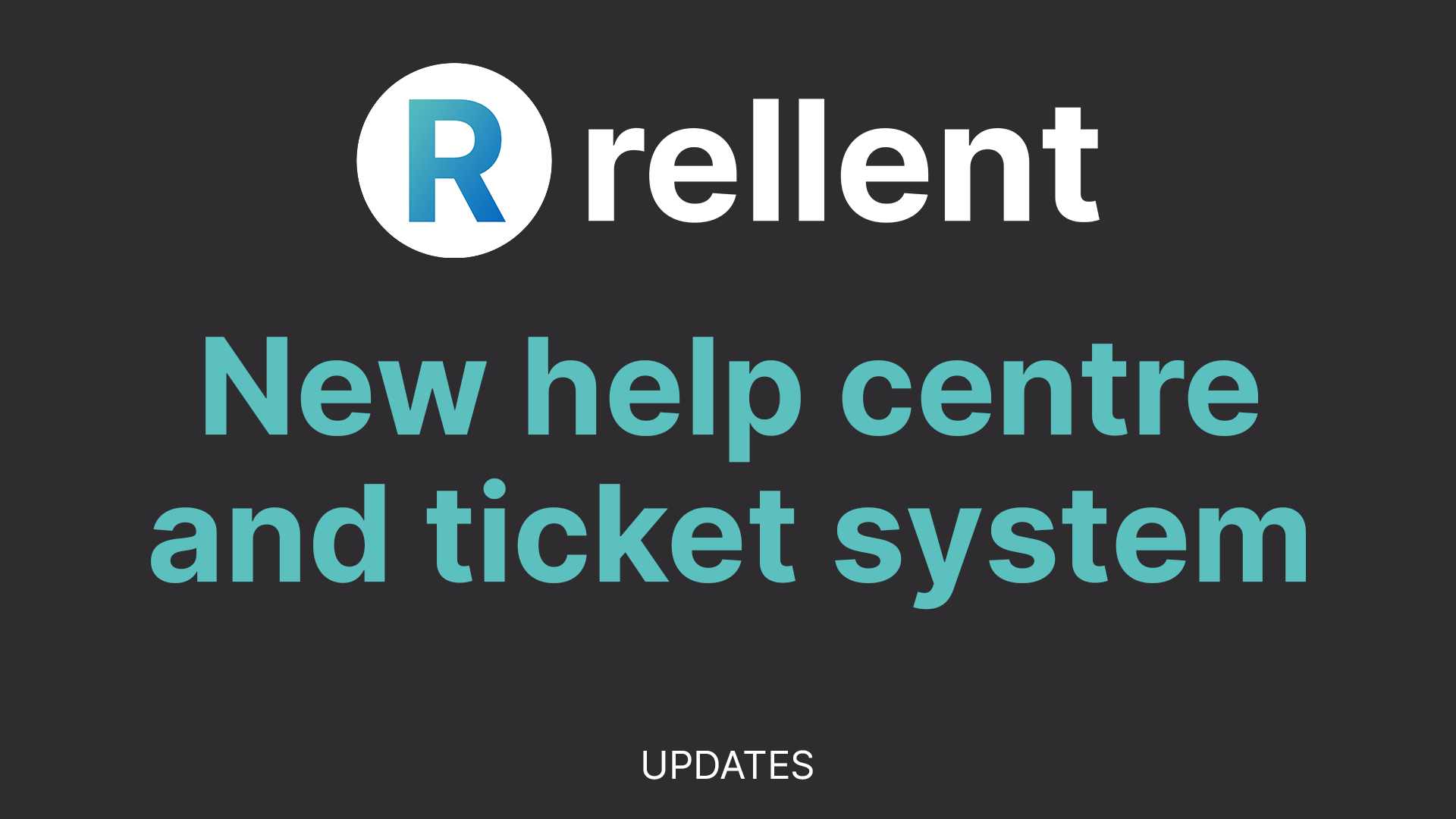 New help centre and ticket system