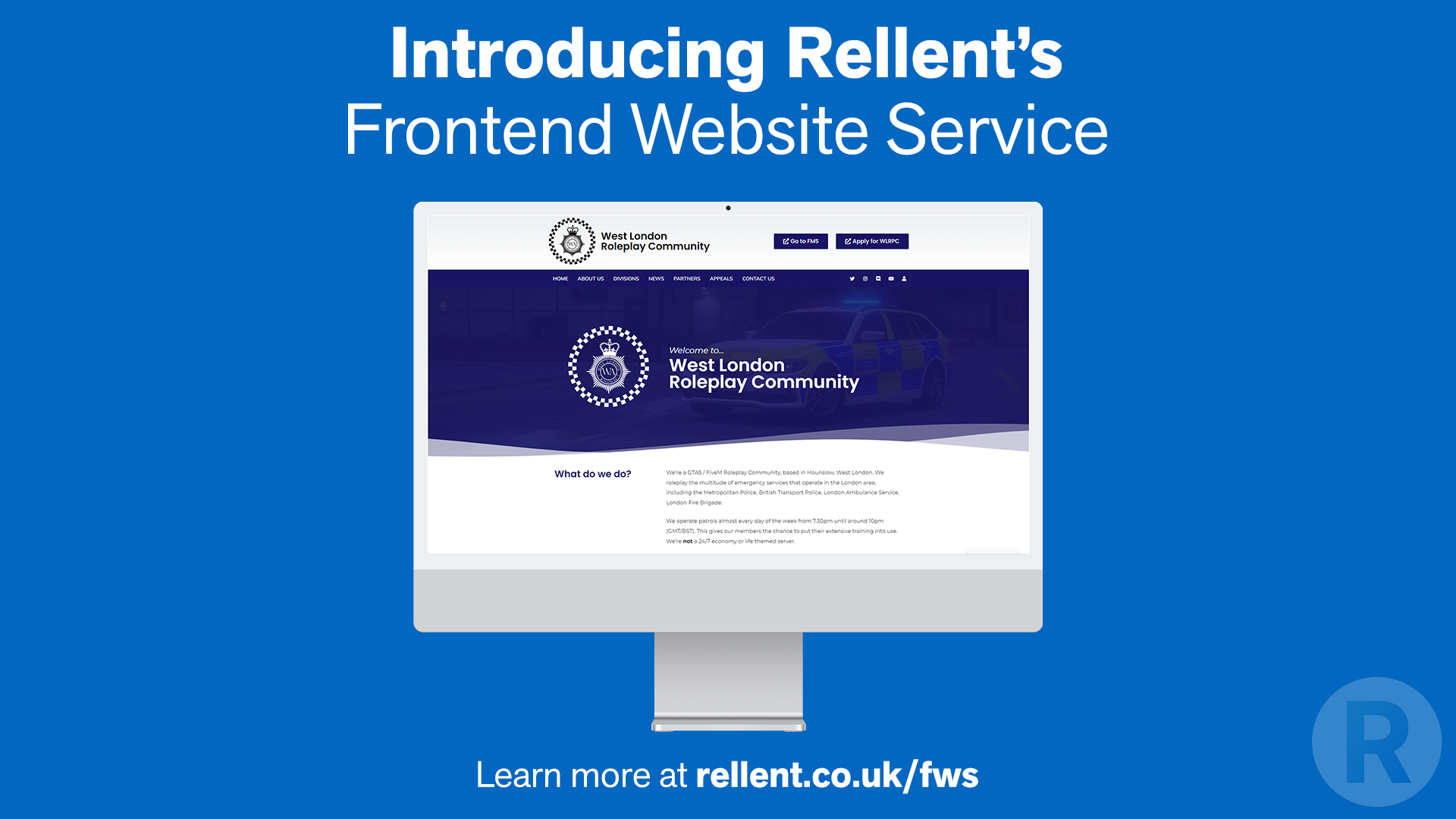 Our new Frontend Website Service